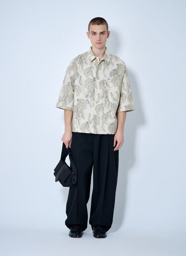 Jacquemus ラ シュミーズ アロエ フローラルシャツ ベージュ jac0160008