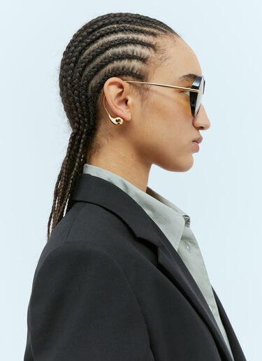 Bottega Veneta Drop Aviator Sunglasses Black bos0359003
