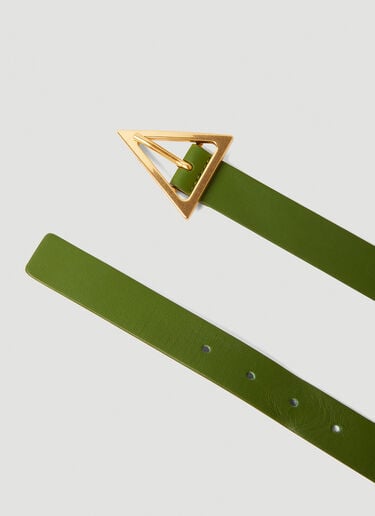Bottega Veneta Triangle Buckle Belt Green bov0251061