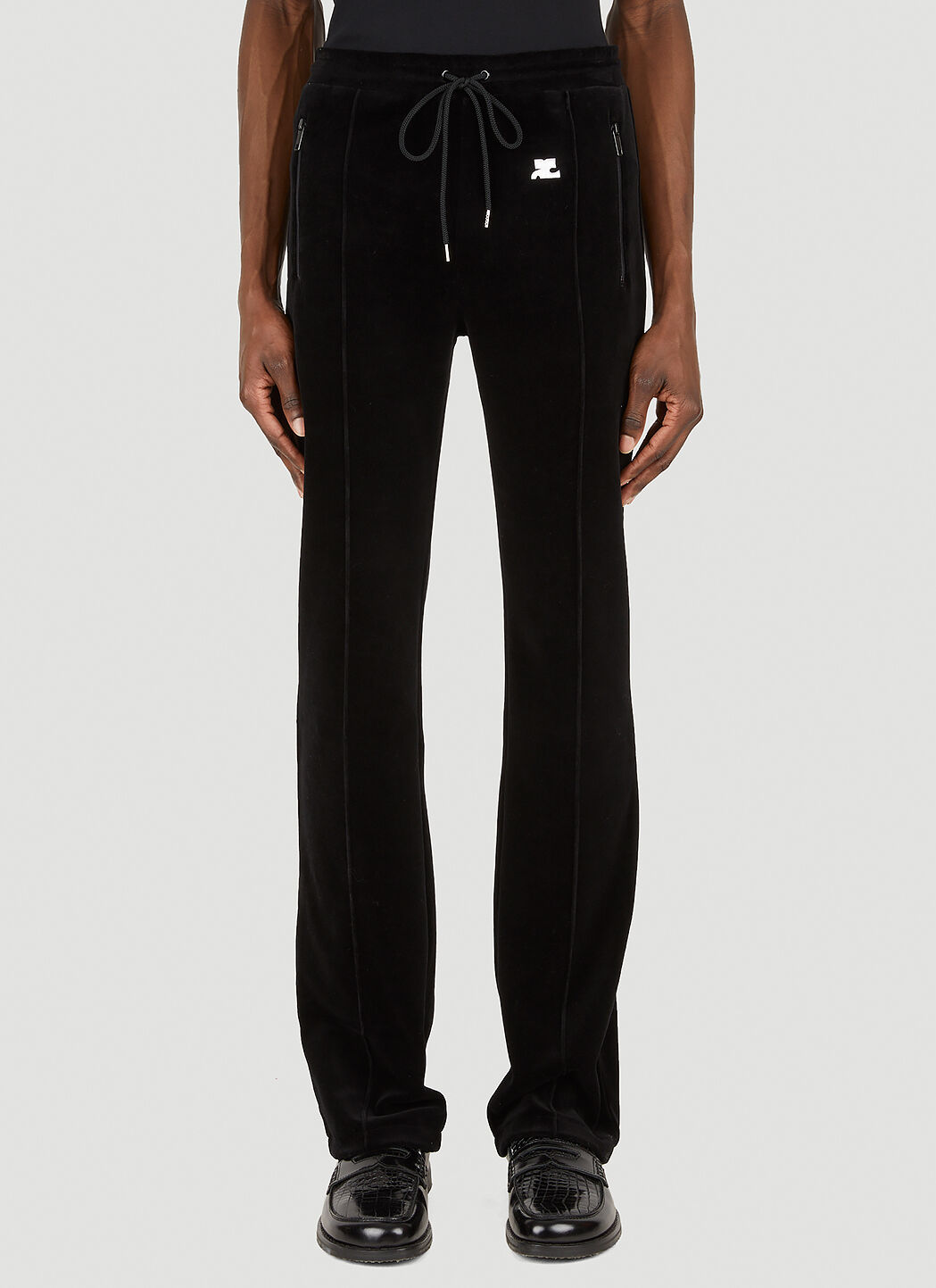 Velvet track cheap pants