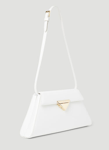 Prada Pattina Shoulder Bag White pra0254057