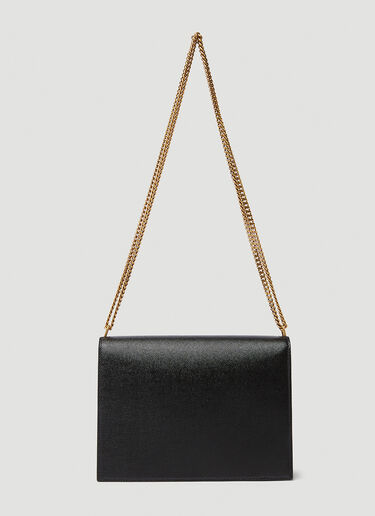Saint Laurent Cassandra Medium Chain Shoulder Bag Black sla0247112