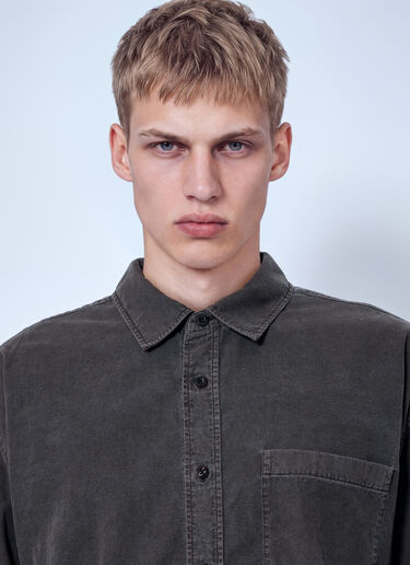 LN-CC® - The Row: Sadel Shirt - Grey The Row Sadel Shirt Grey row0166006