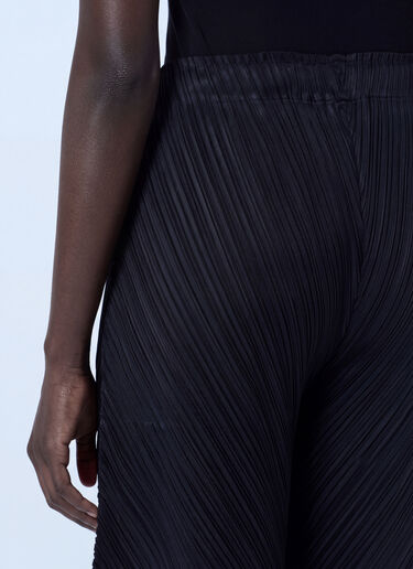 LN-CC® - Pleats Please Issey Miyake: Thicker Bottoms 1 Trousers - Black Pleats Please Issey Miyake Thicker Bottoms 1 Trousers Black plp0266058