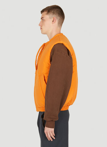 Acne Studios Tie Front Sleeveless Jacket Orange acn0149032