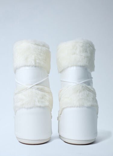 MB Icon Faux-Fur Boots Moon Boot MB Icon Faux-Fur Boots White mnb0362007