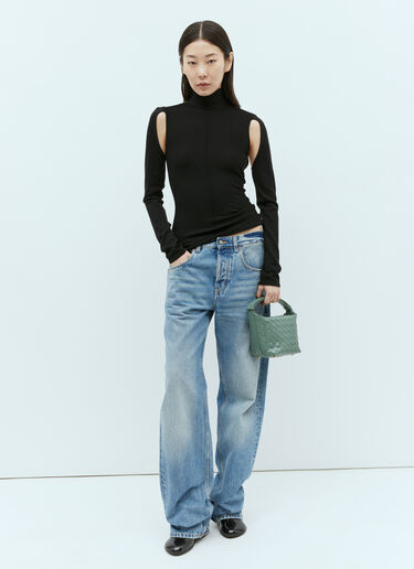 Bottega Veneta 캔디 월리스 핸드백 그린 bov0255101