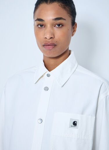 LN-CC® - Carhartt WIP: Georgia Shirt Jacket - White Carhartt WIP Georgia Shirt Jacket White wip0265003