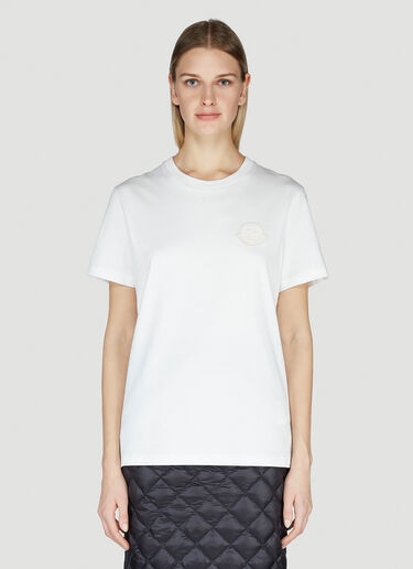 Moncler Cotton T-Shirt White mon0241026