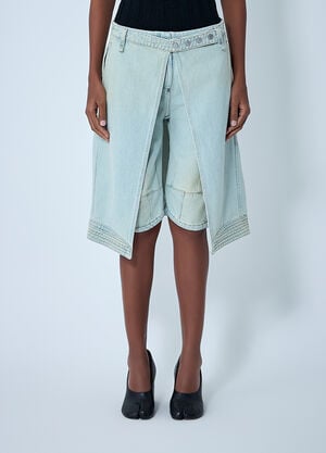 Kiko Kostadinov x Levi's Carina Apron Shorts White kil0260004