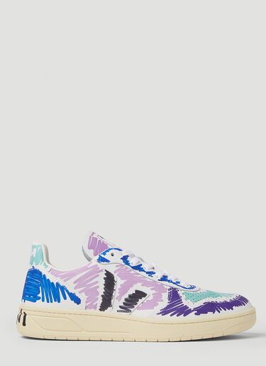 Marni x Veja V10 Low Top Sneakers Purple mnv0350003