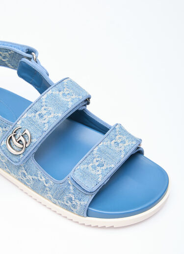 GG Denim Sandals Gucci GG Denim Sandals Blue guc0255081