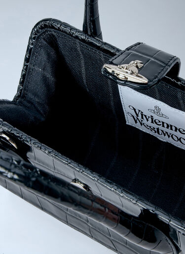 LN-CC® - Vivienne Westwood: Pamela Small Handbag - Black Vivienne Westwood Pamela Small Handbag Black vvw0265056
