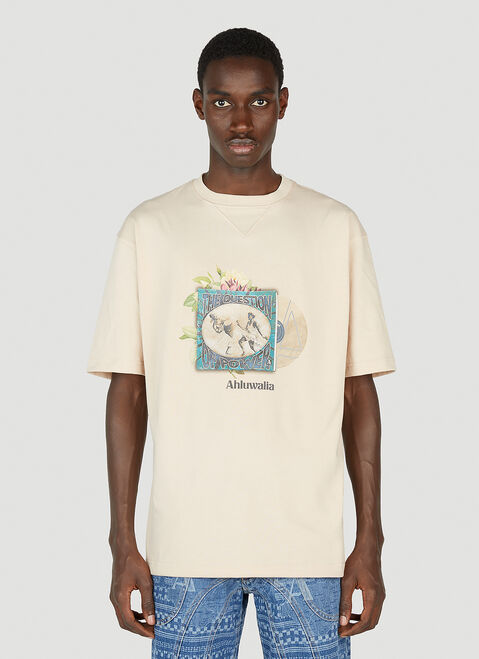 Ahluwalia Studio Power T-Shirt Blue ahl0150005