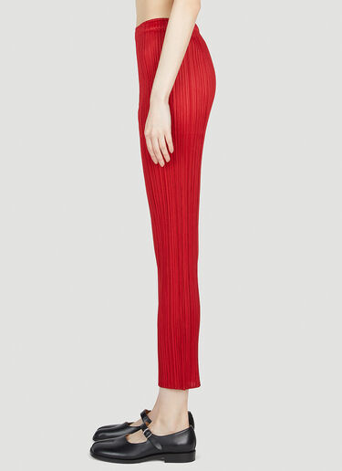 Pleats Please Issey Miyake Pleated Pants Red plp0253009