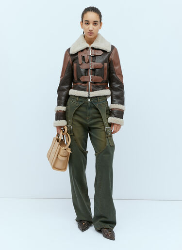 レザースモールトートバッグ Marc Jacobs レザースモールトートバッグ ベージュ mcj0254012
