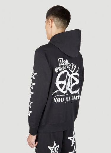 Nancy World Peace Hooded Sweatshirt Black ncy0151005