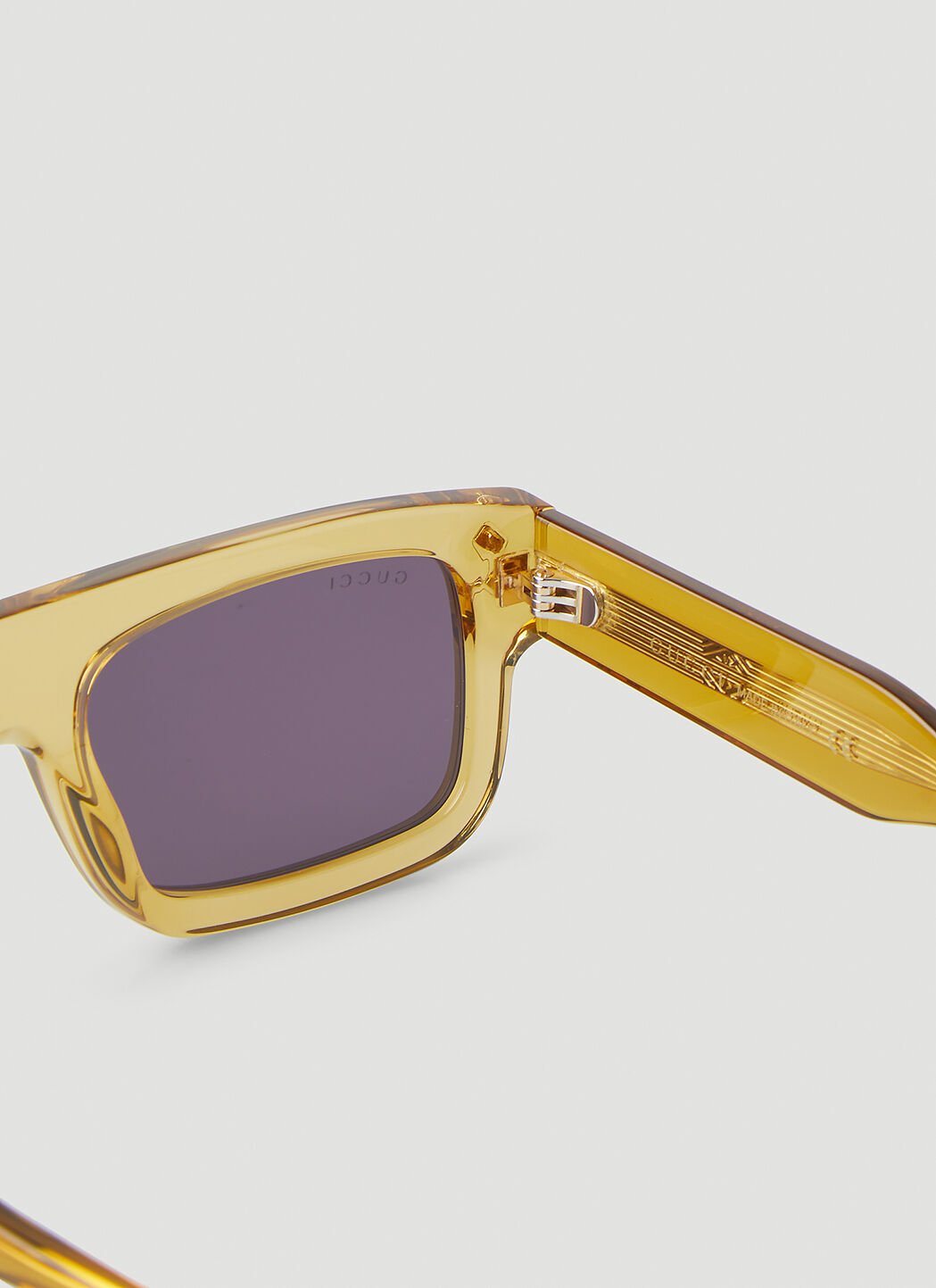 Gucci Two-Tone Square Frame Sunglasses | LN-CC