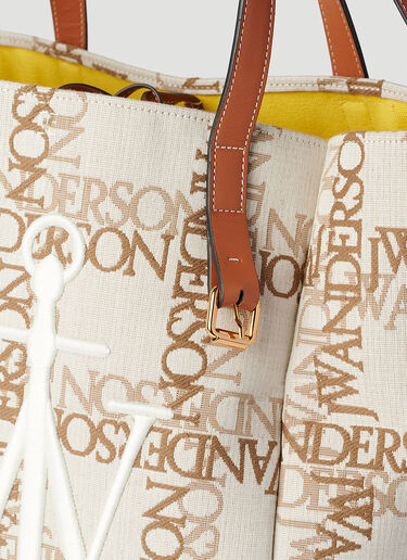 JW Anderson Belt Logo Tote Bag Beige jwa0251027