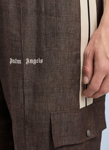 Palm Angels Classic Logo Track Pants Brown pma0164145