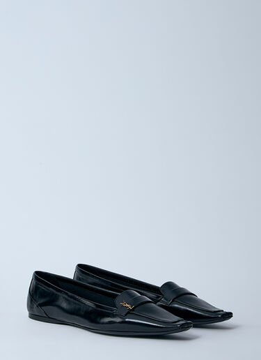 Saint Laurent Poppy Ballerina Flats Black sla0259033