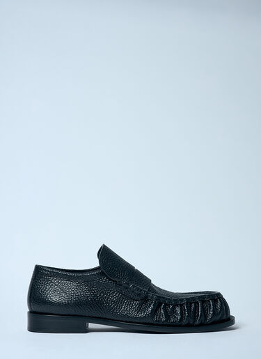 Dries Van Noten ペブルグレインレザーローファー ブラック dvn0158027