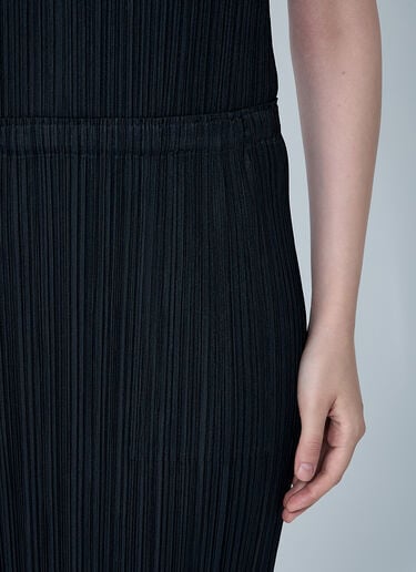 Pleats Please Issey Miyake Pleated Skirt Black plp0261010