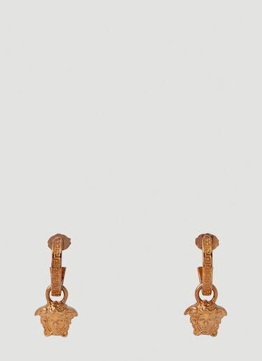 Medusa Head Hoop Earrings Versace Medusa Head Hoop Earrings Gold vrs0251061