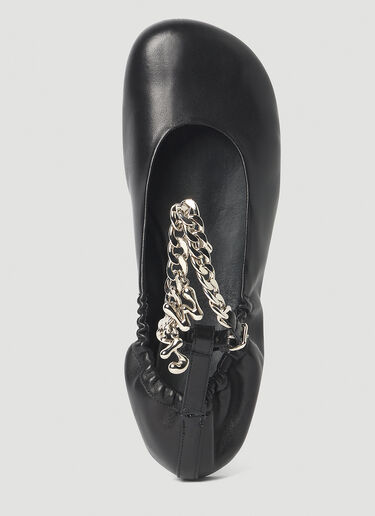 JW Anderson Charm Ballerina shoes Black jwa0253023