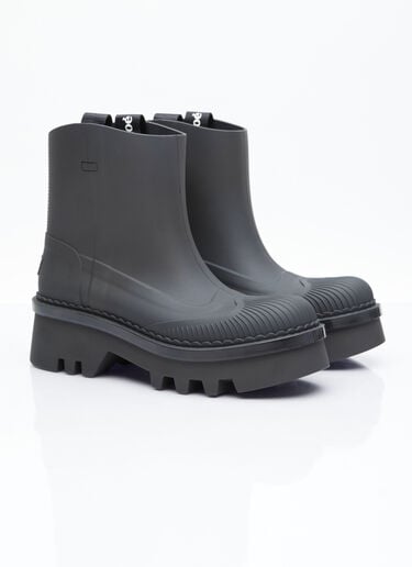 Chloé Raina Rain Boots Black chl0255031