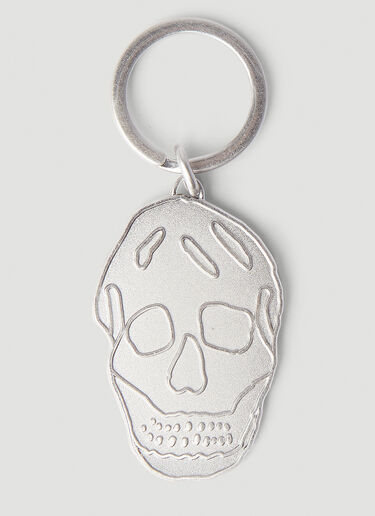 Alexander McQueen Skull 钥匙环 银 amq0145138