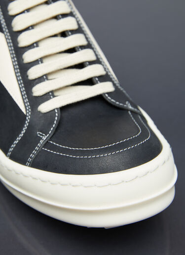 Rick Owens 复古皮革运动鞋 黑色 ric0255028