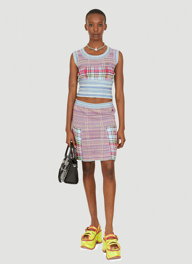 Vivienne Westwood Tartan 上衣 蓝色 vvw0251026