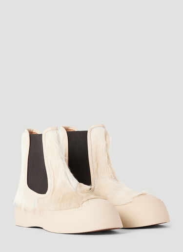 Pablo Hairy Chelsea Boots Marni Pablo Hairy Chelsea Boots White mni0253050