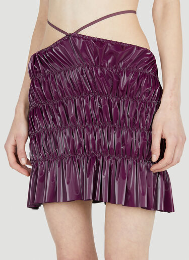 Ester Manas Wind-Flower Skirt Burgundy est0252009