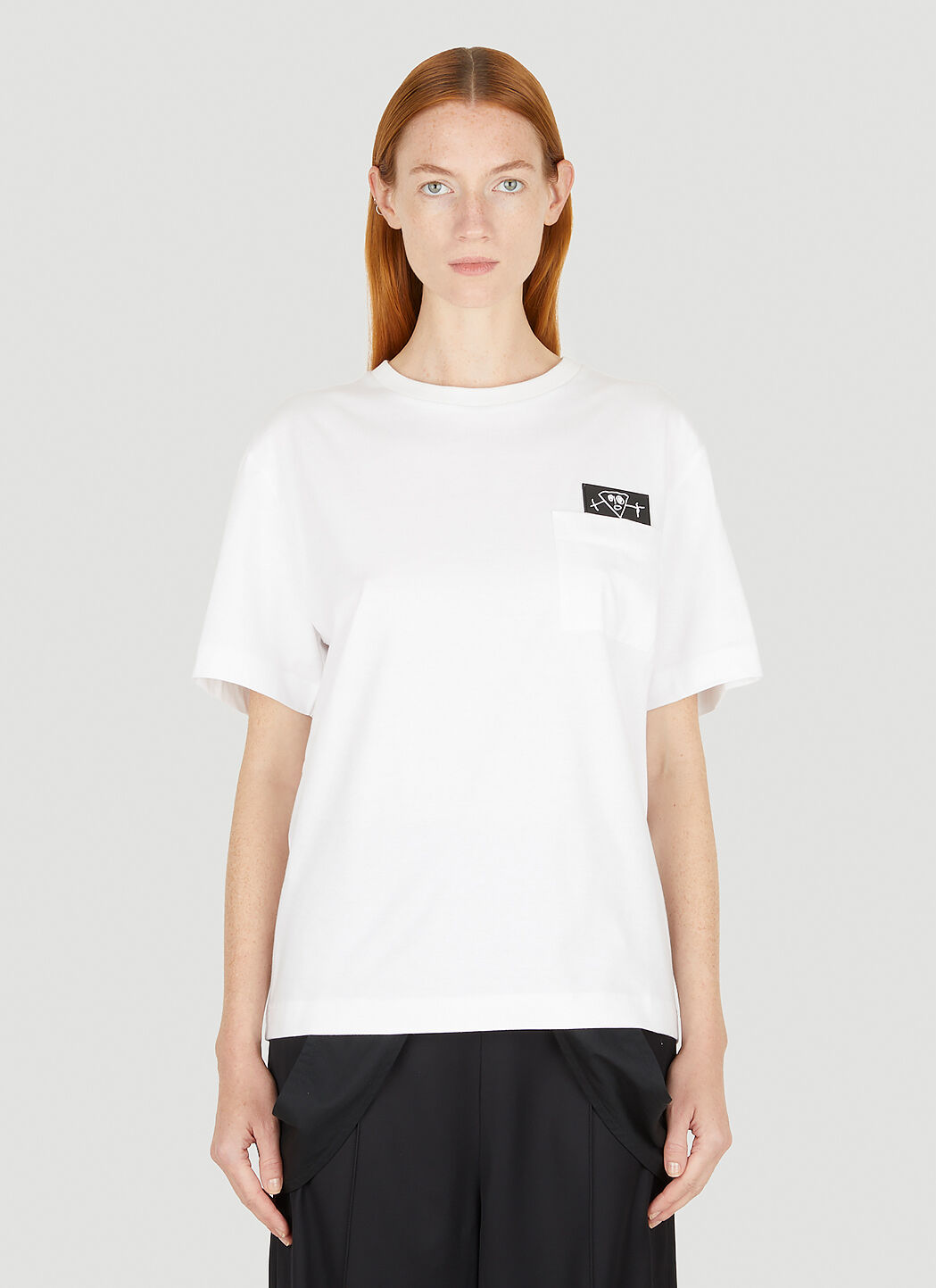 Plan C ロゴパッチTシャツ ブラック plc0250024