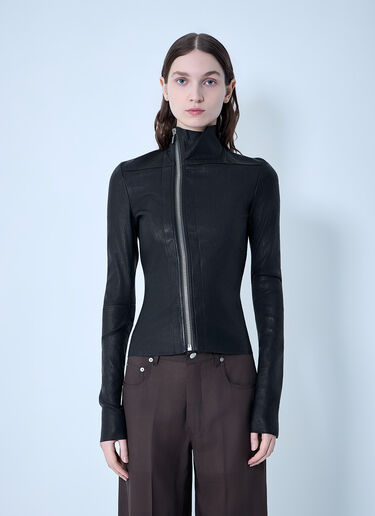 Rick Owens Gary Leather Jacket Black ric0263042