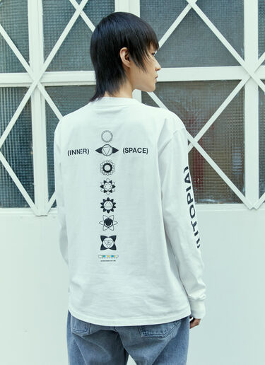 Space Available Inner Space Long-Sleeve T-Shirt White spa0354010