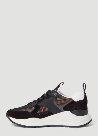 Burberry 格纹网布运动鞋 黑色 bur0152008