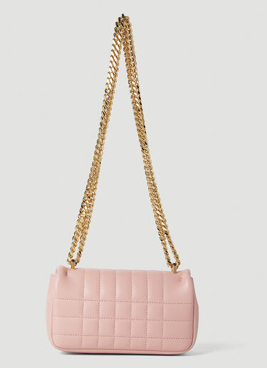 Burberry Pink Quilted Leather Mini Lola Chain Crossbody Bag