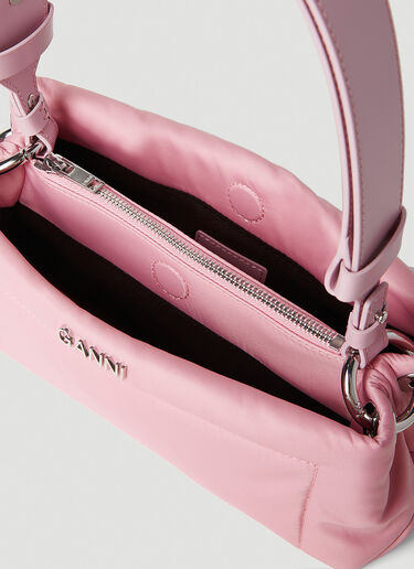 Pillow Baguette Shoulder Bag GANNI Pillow Baguette Shoulder Bag Pink gan0252054