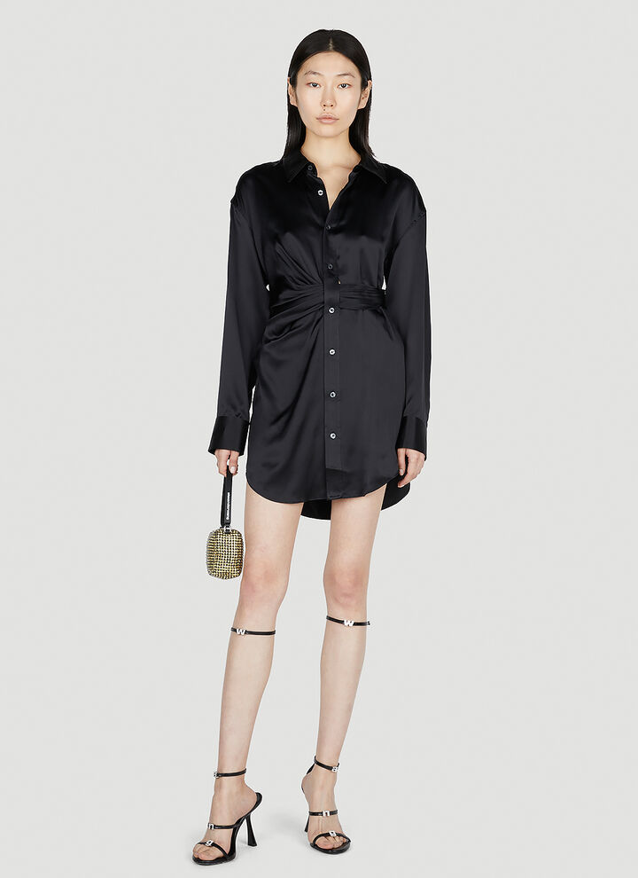 ln-cc.com | Draped Shirt Dress