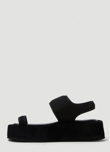 フラットフォームサンダル WARDROBE.NYC フラットフォームサンダル ブラック war0249006
