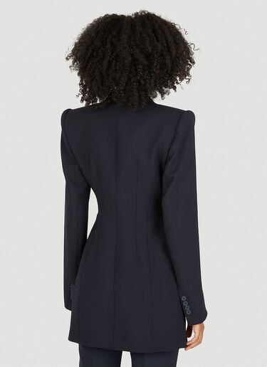 Fitted Double Breasted Blazer Sportmax Fitted Double Breasted Blazer Dark Blue spx0250021