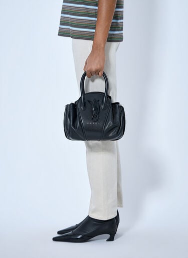 LN-CC® - Marni: 튤리피아 스몰 숄더백 - 블랙 Marni 튤리피아 스몰 숄더백 블랙 mni0265024