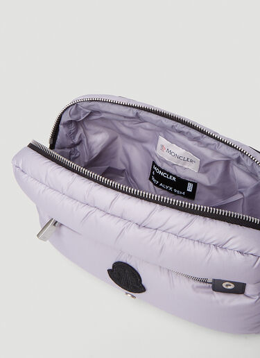 6 Moncler 1017 ALYX SM Padded Belt Bag Lilac mal0251007