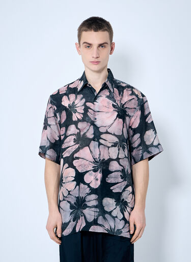 Dries Van Noten Floral Silk Shirt Pink dvn0160018