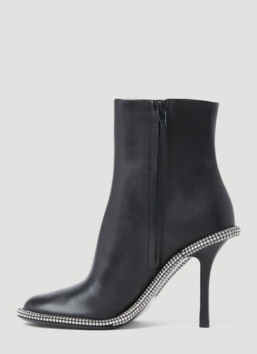 Alexander Wang 키라 가죽 앵클 부츠 블랙 awg0254019