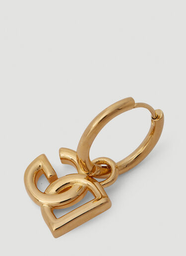 Dolce & Gabbana 徽标铭牌耳环 金 dol0149027