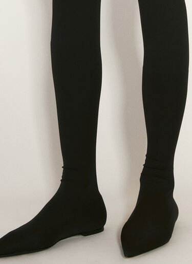 Tigh-High Jersey Boots Dolce & Gabbana Tigh-High Jersey Boots Black dol0256004